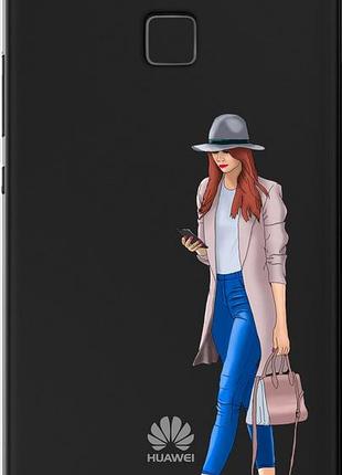 Чехол на huawei p9 lite девушка 1 "4751u-298-10746"