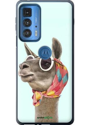 Чехол на motorola edge 20 pro модная лама "4479u-2662-10746"