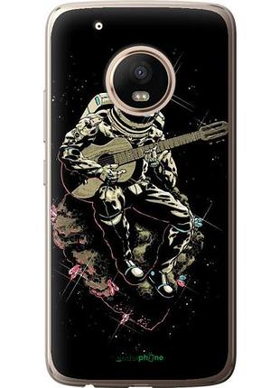 Чехол на motorola moto g5 plus космонавт с гиратой "4138u-1038-10746"