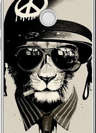 Чехол на huawei p8 lite (2017) tattoo soldier "4165u-777-10746"