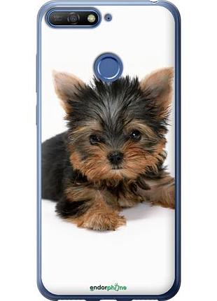 Чехол на huawei honor 7c щенок йоркширского терьера "931u-1411-10746"