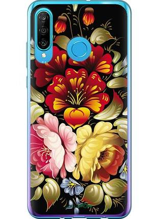 Чехол на huawei p30 lite хохлома 6 "829u-1651-10746"