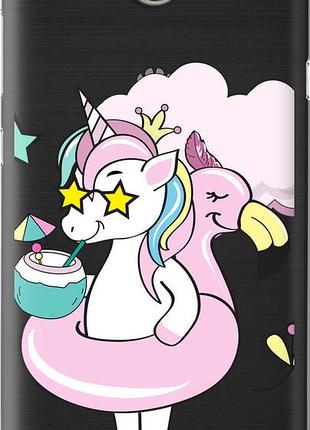 Чехол на huawei y5 ii crown unicorn "4660u-496-10746"