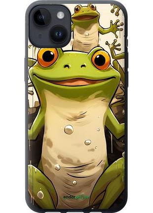 Чехол на iphone 14 plus веселая жаба "5658u-2645-10746"