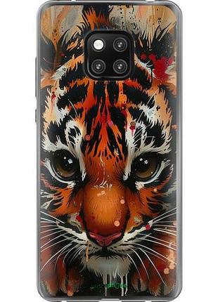 Чехол на huawei mate 20 pro mini tiger "6052u-1567-10746"