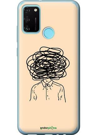Чехол на huawei honor 9a мысли "4568u-1900-10746"