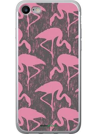 Чехол на iphone se 2022 vintage-flamingos "4171u-3737-10746"