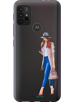 Чехол на motorola moto g20 девушка 1 "4751u-2461-10746"