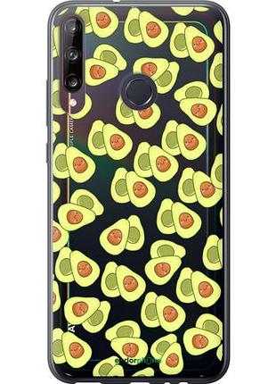 Чехол на huawei p40 lite e весёлые авокадо "4799u-1875-10746"
