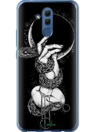 Чехол на huawei mate 20 lite змея в руке "4149u-1575-10746"
