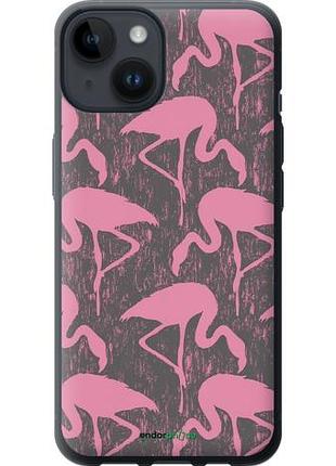 Чехол на iphone 14 vintage-flamingos "4171u-2648-10746"