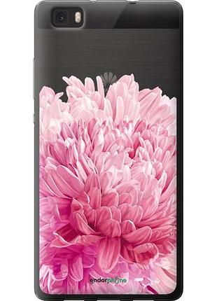 Чехол на huawei ascend p8 lite хризантема "4666u-126-10746"