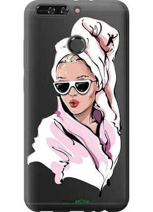 Чохол на huawei honor v9 / honor 8 pro дівчина в окулярах 2"4714u-1246-10746"