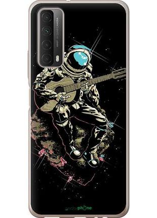 Чехол на huawei p smart 2021 космонавт с гиратой "4138u-2100-10746"