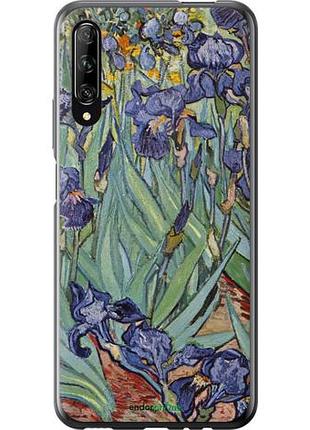 Чехол на huawei p smart pro винсент ван гог. ирисы "161u-1906-10746"