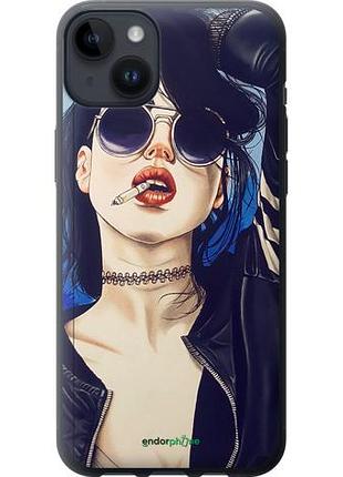 Чехол на iphone 14 plus девушка на стиле "4151u-2645-10746"