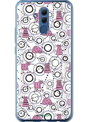 Чехол на huawei mate 20 lite смешные коты "907u-1575-10746"