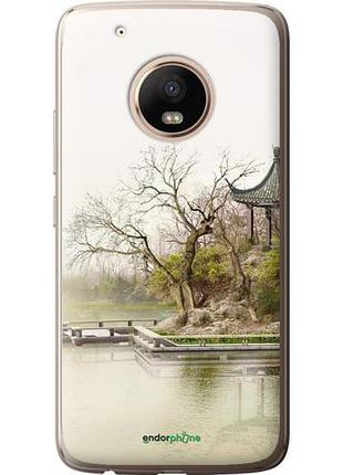 Чехол на motorola moto g5 plus японский пейзаж "776u-1038-10746"