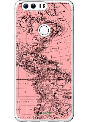 Чехол на huawei honor 8 карта "4794u-351-10746"