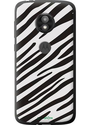 Чехол на motorola moto e5 play классическая зебра "4874u-1429-10746"