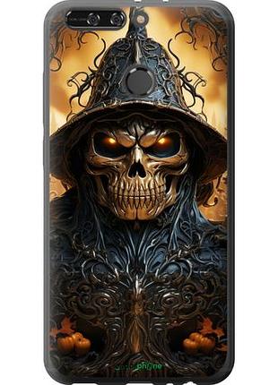 Чехол на huawei honor v9 / honor 8 pro череп 2 "5652u-1246-10746"