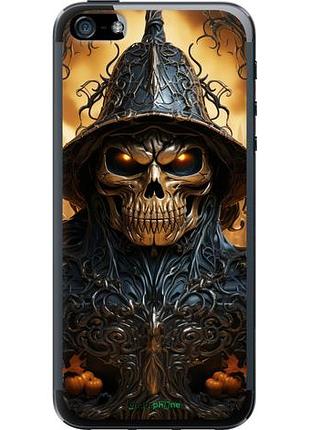 Чехол на iphone 5 череп 2 "5652u-18-10746"