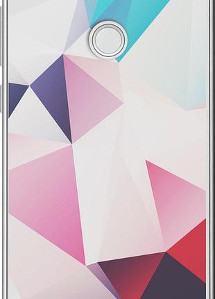 Чехол на huawei p8 lite (2017) геометрия 3 "4415u-777-10746"