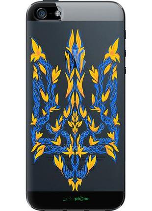 Чехол на iphone 5s герб украины v3 "5313u-21-10746"