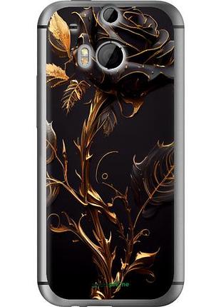 Чехол на htc one m8 роза 3 "5552u-30-10746"