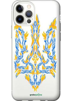 Чехол на iphone 12 pro герб украины v3 "5313u-2052-10746"