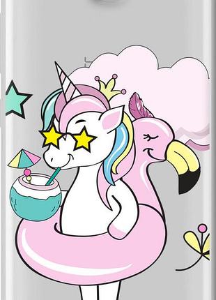 Чехол на huawei honor 3c crown unicorn "4660u-307-10746"