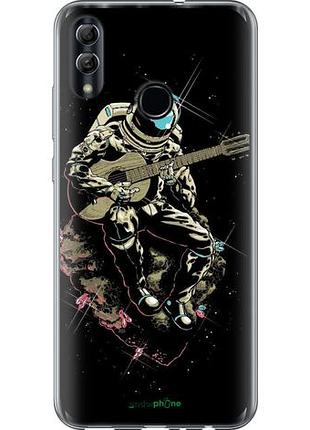 Чехол на huawei honor 10 lite космонавт с гиратой "4138u-1618-10746"
