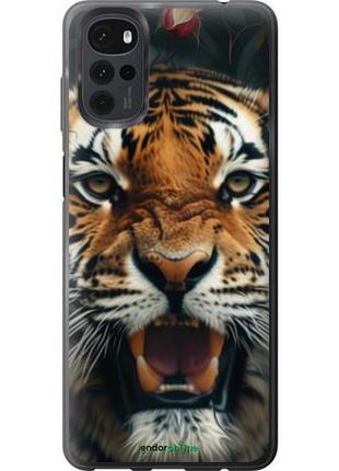 Чехол на motorola g22 тигровое величие "6080u-2681-10746"