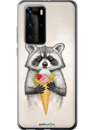 Чохол на huawei p40 pro єнотик з морозивом "4602u-1839-10746"
