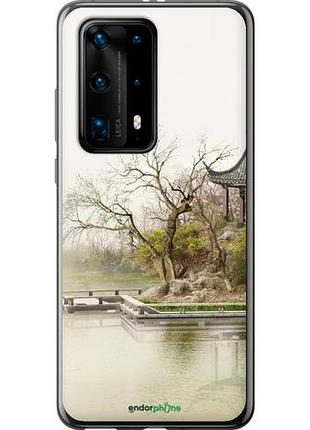 Чехол на huawei p40 pro plus японский пейзаж "776u-1917-10746"