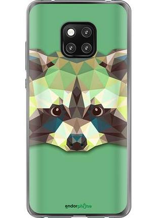 Чехол на huawei mate 20 pro енот "1217u-1567-10746"