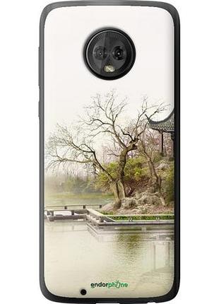 Чехол на motorola moto g6 японский пейзаж "776u-982-10746"