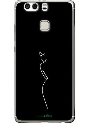Чехол на huawei p9 plus силуэт1 "4590u-300-10746"