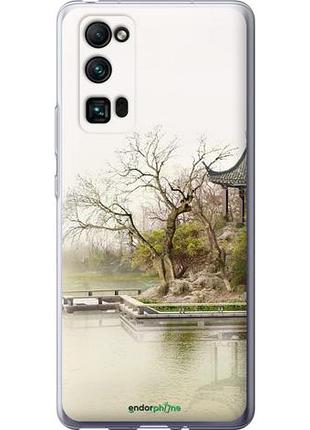 Чехол на huawei honor 30 pro японский пейзаж "776u-1920-10746"