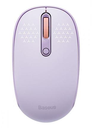 Беспроводная компьютерная мышь baseus f01b tri-mode purple