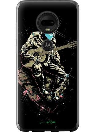 Чехол на motorola moto g7 космонавт с гиратой "4138u-1614-10746"