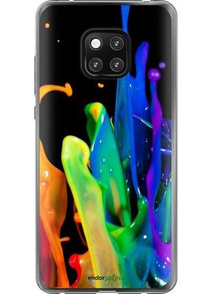 Чехол на huawei mate 20 pro брызги краски "3957u-1567-10746"