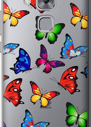 Чохол на huawei nova plus барвисті метелики "4761u-961-10746"