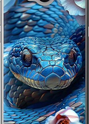 Чехол на huawei y5 2017 blue snake "6079u-992-10746"