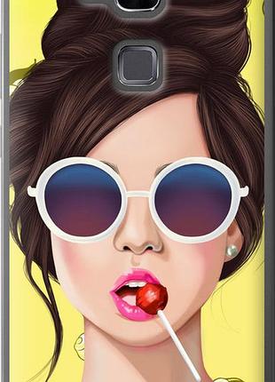 Чохол на huawei ascend mate 7 дівчина з чупа-чупсом "3979u-140-10746"