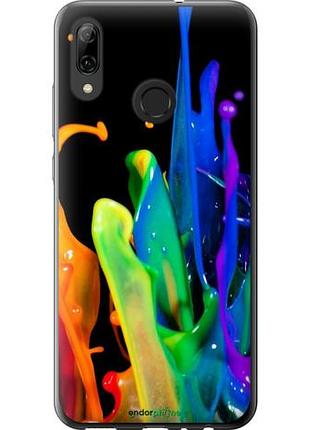 Чехол на huawei p smart 2019 брызги краски "3957u-1634-10746"