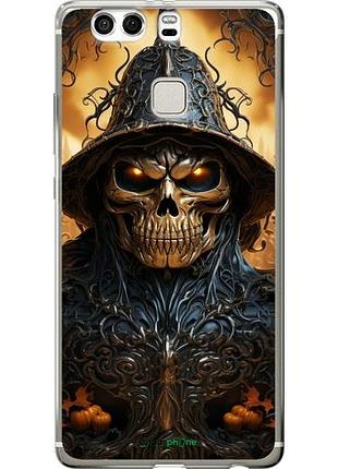 Чехол на huawei p9 plus череп 2 "5652u-300-10746"