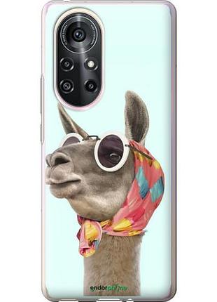 Чехол на huawei nova 8 pro модная лама "4479u-2246-10746"
