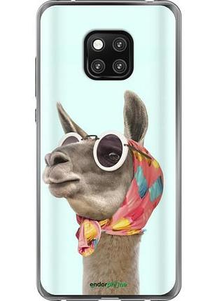Чехол на huawei mate 20 pro модная лама "4479u-1567-10746"
