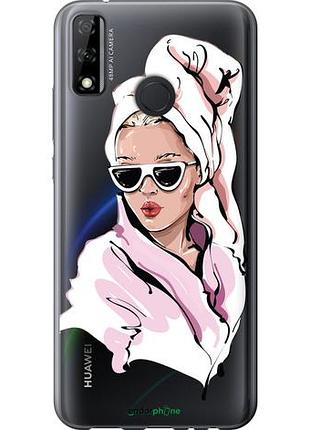 Чохол на huawei p smart 2020 дівчина в окулярах 2 "4714u-2060-10746"